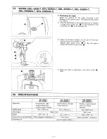 Preview for 11 page of JUKI DDL-5550-7 Instruction Manual