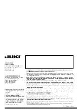 Preview for 132 page of JUKI DDL-9000B Instruction Manual