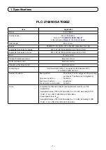 Preview for 3 page of JUKI PLC-2760NV Instruction Manual