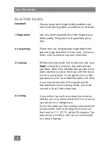 Preview for 4 page of Julabo Fusion Chef Pearl Operating Manual