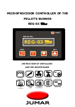 Preview for 1 page of JUMAR REG-03 Mini Installation And Maintenance  Instruction