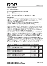 Preview for 3 page of Jung KNX 4071.0 LED Series Product Documentation