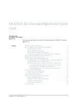 Juniper MX10003 Quick Start Manual preview