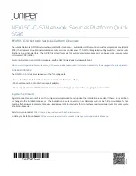 Juniper NFX150-C-S1 Quick Start Manual preview