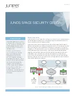 Juniper SPACE SECURITY DESIGN Manual preview