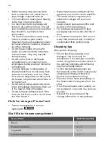 Preview for 12 page of JUNO JCU178E8S1 User Manual