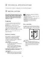 Preview for 8 page of JUNO JKI 1000 Operating Instructions Manual