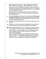 Preview for 2 page of JUNO JKU 6425 Operating Instructions Manual