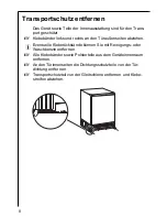 Preview for 8 page of JUNO JKU 6425 Operating Instructions Manual