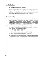 Preview for 36 page of JUNO JKU 6425 Operating Instructions Manual