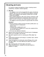 Preview for 46 page of JUNO JKU 6425 Operating Instructions Manual