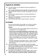 Preview for 66 page of JUNO JKU 6425 Operating Instructions Manual