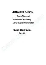 Juntek JDS2800 Series Quick Start Manual preview