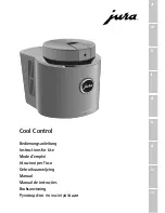 Jura cool control Instructions For Use Manual preview