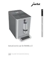 Jura ENA Micro 5 Instructions For Use Manual preview