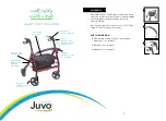 Preview for 2 page of Juvo ROLLATOR Instruction Manual