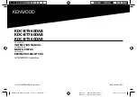 JVC KENWOOD KDC-BT560DAB Instruction Manual preview