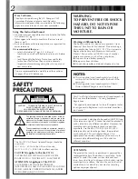 Preview for 2 page of JVC 0397TOV*UN*YP Instructions Manual