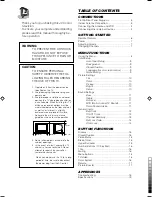 Preview for 2 page of JVC AV-14F11 Instructions Manual