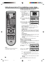 Preview for 36 page of JVC AV-20FD24 User Manual