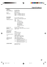 Preview for 47 page of JVC AV-20FD24 User Manual