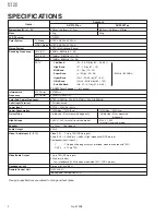 Preview for 2 page of JVC AV-21L31/ME Service Manual