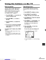 Preview for 17 page of JVC AV-21W111 Instructions Manual