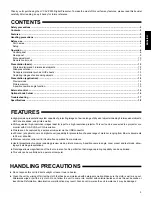 Preview for 3 page of JVC AV-P950U - Digital Presenter Instructions Manual