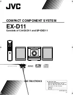 JVC CA-EXD11 Instructions Manual preview