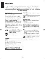 Preview for 3 page of JVC CA-FSM5 Instructions Manual