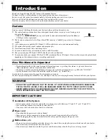 Preview for 3 page of JVC CA-FSSD550 Instructions Manual