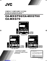 JVC CA-MXG70 Instructions Manual preview