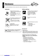 Preview for 35 page of JVC CA-MXG75V Instructions Manual