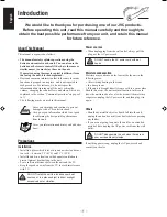 Preview for 6 page of JVC CA-MXJ900 Instructions Manual