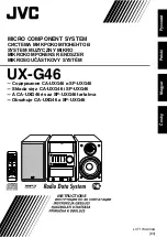 Preview for 1 page of JVC CA-UXG46 Instructions Manual
