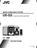 JVC CA-UXG5 Instructions Manual preview