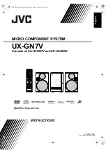 Preview for 1 page of JVC CA-UXGN7V Instructions Manual