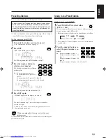 Preview for 17 page of JVC CA-UXJ99DVD Instructions Manual