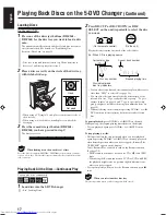 Preview for 20 page of JVC CA-UXJ99DVD Instructions Manual