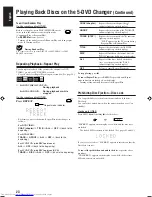 Preview for 26 page of JVC CA-UXJ99DVD Instructions Manual