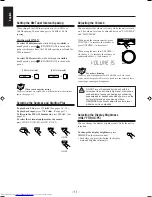 Preview for 16 page of JVC CA-UXP3 Instructions Manual