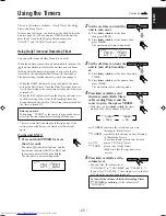 Preview for 25 page of JVC CA-UXP3 Instructions Manual