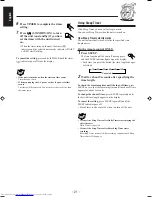 Preview for 26 page of JVC CA-UXP3 Instructions Manual