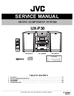 Preview for 1 page of JVC CA-UXP30 Service Manual