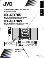 JVC CA-UXQD70S Instructions Manual preview