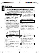 Preview for 6 page of JVC CA-UXZ7MDR Bedienungsanleitung