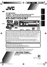 Preview for 1 page of JVC CD Receiver KD-G387 Instructions Manual