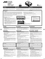 JVC CH-X1200J Instructions Manual preview