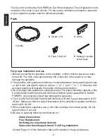 Preview for 2 page of JVC CS-AW7040 - 10 Inch Dual 4 Ohm 1800 Watts Subwoofer User Manual