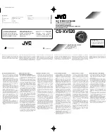 JVC CS-XV520 Instructions preview